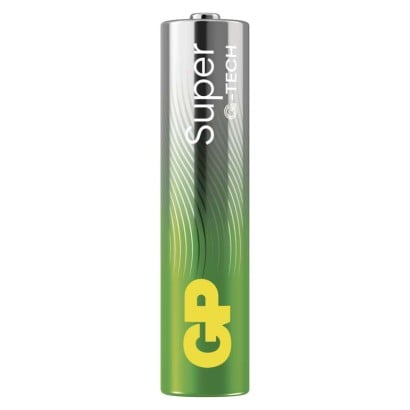 GP baterie Super Alkaline LR03 (AAA, mikrotužka), blistr 4 kusy