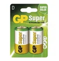 GP batérie Super Alkaline LR20 (D, veľké mono) blister, 2 kusy B1341
