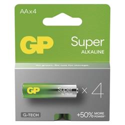 GP batteries Super Alkaline LR6 (AA, pencil) blister, 4 pieces