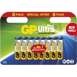 GP Ultra Plus Alkaline AA (LR6) 8Ks