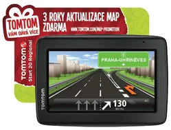 GPS navigace TomTom START 20 Regional 4,3” dotyková obrazovka + AKCE Zdarma 3 roky aktualizace map dle podmínek TomTom
