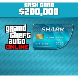Grand Theft Auto V Online Tiger Shark Cash Card 200,000$ GTA 5