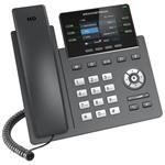 Grandstream GRP2613 telefón VoIP, 3x SIP, farebný podsvietený 2,8" displej, 2x Gbps RJ45, PoE