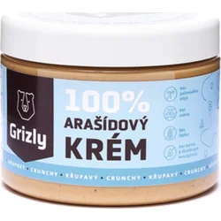 GRIZLY 100% arašidové maslo chrumkavé 500 g
