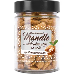 GRIZLY Blanšírované solené mandle s olivovým olejom od MamaDomisha, 200 g