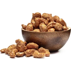 GRIZLY Kešu oriešky v slanom karameli s medom 500 g