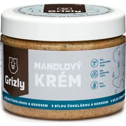 GRIZLY Mandlové máslo s kokosem a bílou čokoládou 500 g