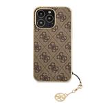 Guess 4G Charms Zadní Kryt pro iPhone 13 Pro Brown