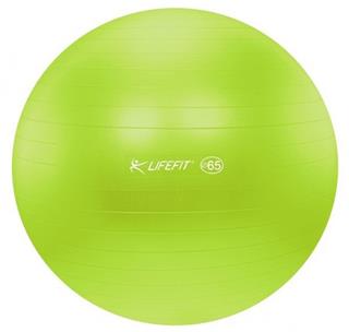Gymnastická lopta LIFEFIT ANTI-BURST 65 cm, zelený F-GYM-65-01