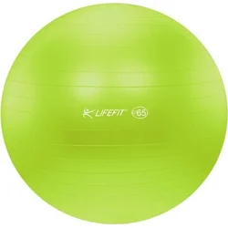 Gymnastická lopta LIFEFIT ANTI-BURST 65 cm, zelený F-GYM-65-01