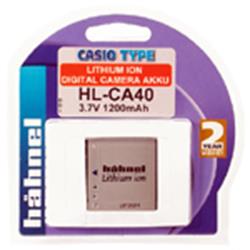 Hähnel HL-CA40   Casio typ 3.7V 1200mAh. Náhrada za Casio NP-40.