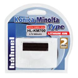 Hähnel HL-KM700   Konica-Minolta typ 3,7V 720mAh. Náhrada za Konica-Minolta NP-7