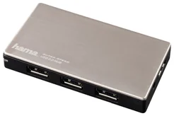 HAMA 4 Port USB 3.0 Hub s napájaním (54544)