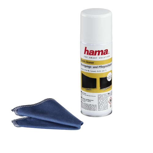 Hama Čistiaca pena na obrazovky, 200 ml, vrátane handričky