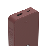 Hama Colour 10, powerbank 10000 mAh, 3 A, výstup: USB-C, USB-A, červená