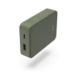Hama Colour 10, powerbank 10000 mAh, 3 A, výstup: USB-C, USB-A, zelená
