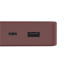 Hama Colour 20, powerbank 20000 mAh, 3 A, výstup: USB-C, USB-A, červená