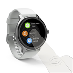 Hama Fit Watch 4910, športové hodinky, srdcový tep, oxymeter, kalórie, vodotesné, sivé