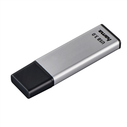 Hama FlashPen Classic, USB 3.0, 256 GB, 40 MB/s, strieborná