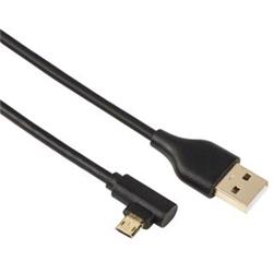 Hama micro USB kábel, kolmý, symetrický konektor, 1 m (54545)