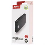 Hama PD 10 powerbank, 10000 mAh, 3 výstupy: 2x USB-C, 1x USB-A, LED displej, PD, Qualcomm