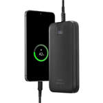 Hama PD 20 powerbank, 20000 mAh, 3 výstupy: 2x USB-C, 1x USB-A, LED displej, PD, Qualcomm