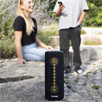Hama Pipe 3.0, reproduktor Bluetooth, odolný voči vode IPX5, 24 W, 10 svetelných režimov, čierny
