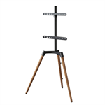 Hama Podlahový TV stojan z pravého dreva, 400x400, drevo