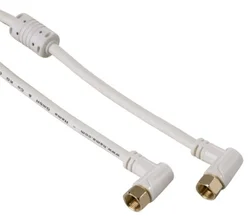Hama SAT kábel F-vidlica - F-vidlica, 5 m, kolmé konektory 95 dB