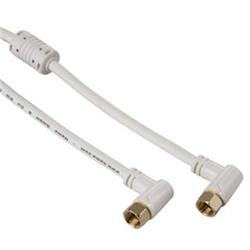 Hama SAT kabel F-vidlice - F-vidlice, 5 m, kolmé konektory 95 dB 122511 - Kabely + redukce