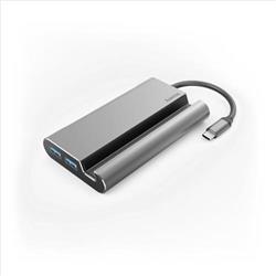 Hama USB-C dokovací stanice 7v1, 3x USB-A 3.1, HDMI, VGA, LAN, USB-C (PD)