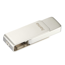 Hama USB flash drive Uni-C Rotate Pro, USB-C 3.1, 128 GB, 70 MB/s