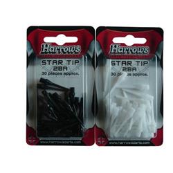 Harrows T92 STAR SOFT dart tips 30 pcs in blister pack - black