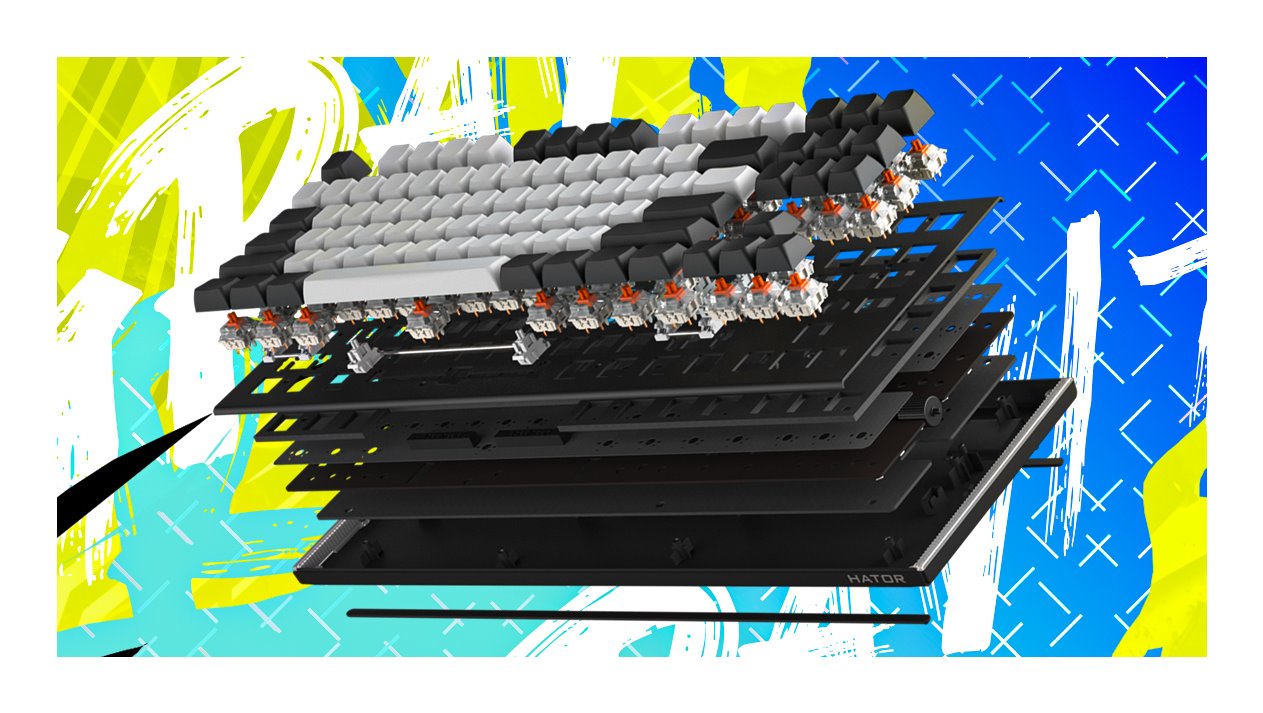 Hator Gravity TKL bílá