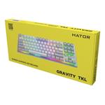 Hator Gravity TKL drátová klávesnice bílá