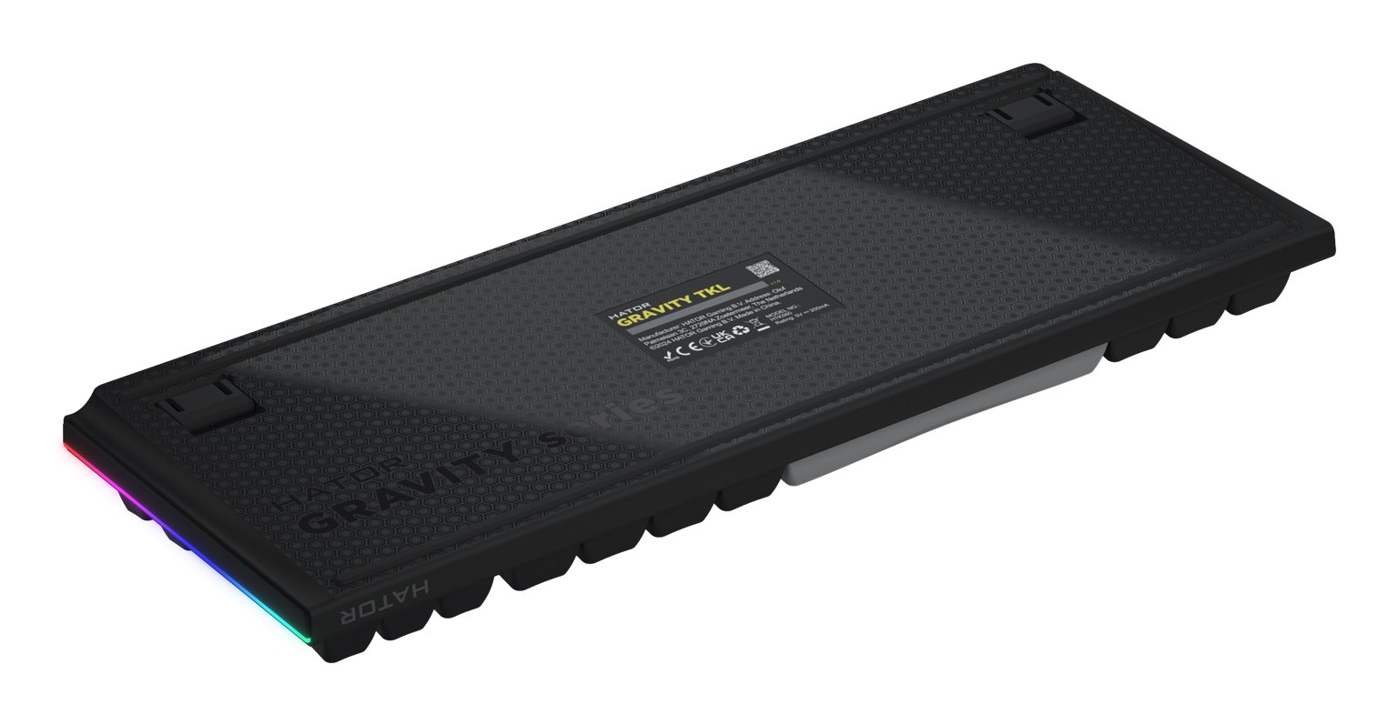 Hator Gravity TKL drôtová klávesnica čierna