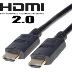 HDMI 2.0 High Speed + Ethernet kabel, zlacené konektory, 0,5m rozlišení 4K*2K/60Hz, 18Gb/s