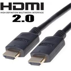 HDMI 2.0 High Speed + Ethernet kabel, zlacené konektory, 10m