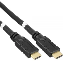 HDMI High Speed with Ether.4K@60Hz kábel zesilovačem,20m, 3x tienenie, M/M, pozlátené konektory kphdm2r20