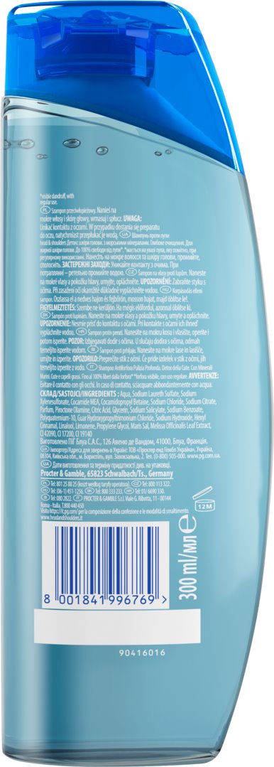 Head & Shoulders Šampon Deep Cleanse Scalp Detox 300ml
