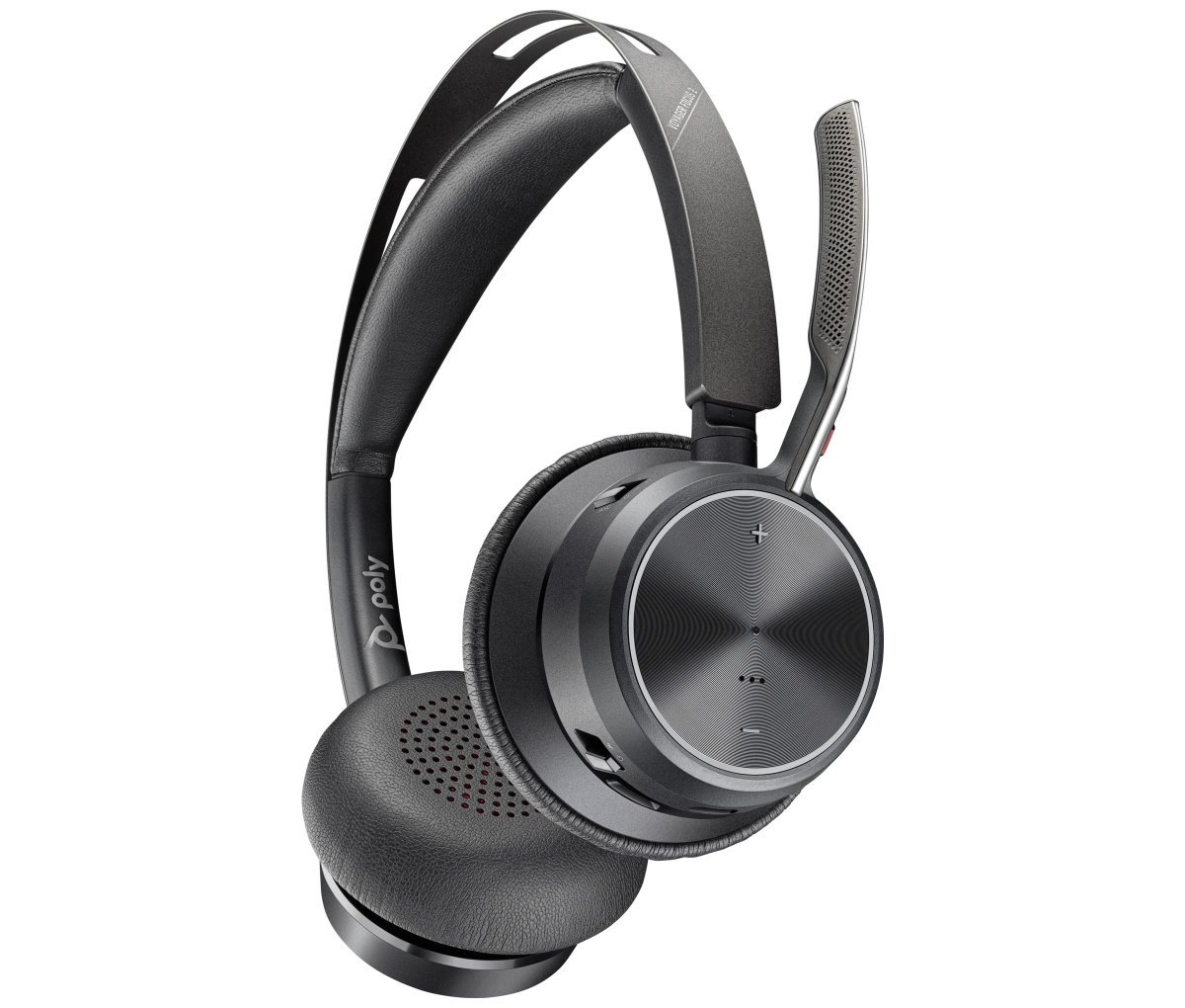 Headset HP Poly Voyager Focus 2 MS USB-C + adaptér USB-C/A + nabíjací stojan (9T9J6AA)