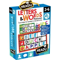 HEADU: Montessori - Bingo - Písmena a slova 8059591420980 - Stolní hry
