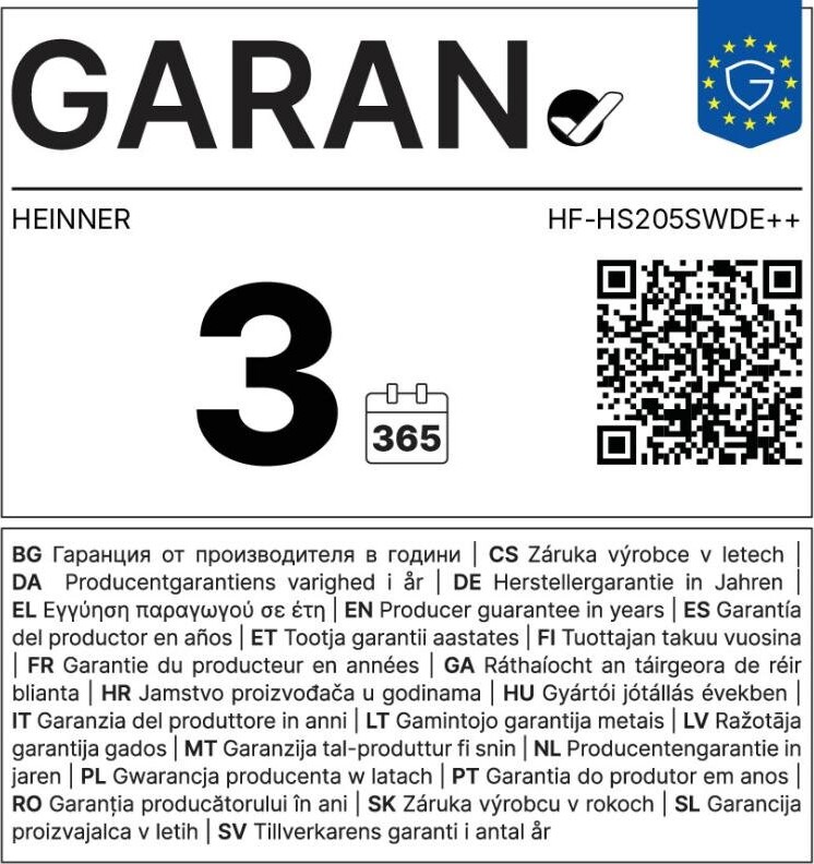 Heinner HF-HS205SWDE++