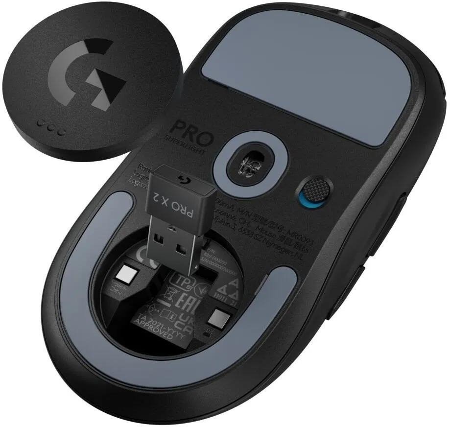 Herná myš Logitech G PRO X SUPERLIGHT 2 LIGHTSPEED, čierna