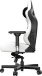 Herná stolička Anda Seat Kaiser 3 Premium – veľkosť XL – biele PVC