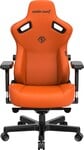 Herná stolička Anda Seat Kaiser 3 Premium – veľkosť XL – oranžové PVC