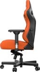 Herná stolička Anda Seat Kaiser 3 Premium – veľkosť XL – oranžové PVC