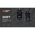 Herná stolička CANYON Shift MCCH01 Transformer Black