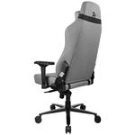 Herné kreslo AROZZI VERNAZZA Supersoft Fabric Antracitová/tmavosivá