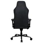 Herné kreslo AROZZI VERNAZZA Supersoft Pure Black/ látkový povrch/ čierna